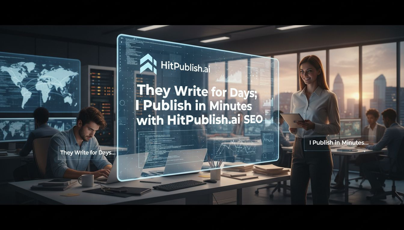 A marketer reviews fast AI-assisted WordPress publishing workflow with SEO scoring